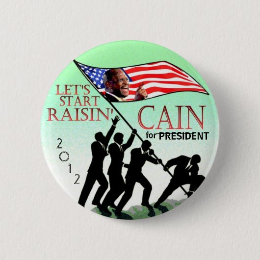Raisin' Cain 2012 Ronde Button 5,7 Cm (Voorkant)