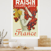Raisin ( franse advertentie) poster (Keuken)