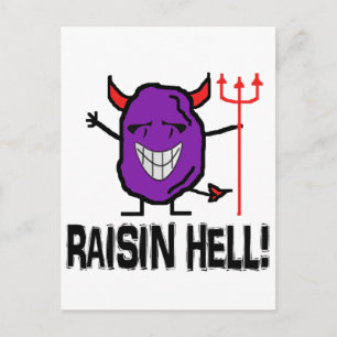 Raisin Hell Briefkaart