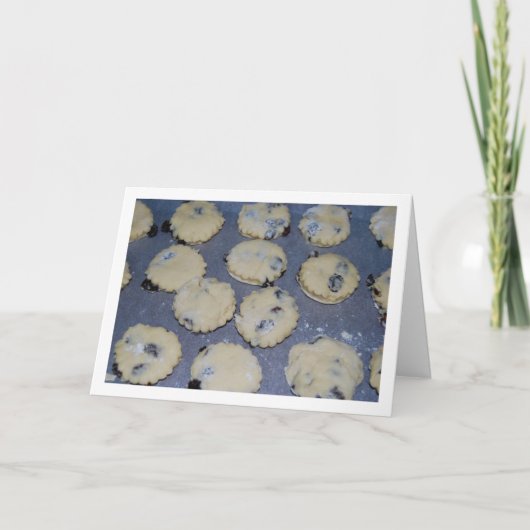 Raisin Scones Kaart (Voorkant)