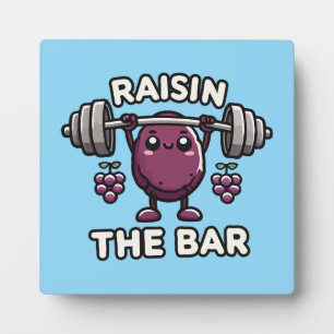 Raisin The Bar - Grappige Schattigee fitnessruimte Fotoplaat