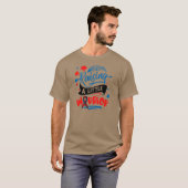 Raising a Little Warrior  Typography 2 T-shirt (Voorkant volledig)