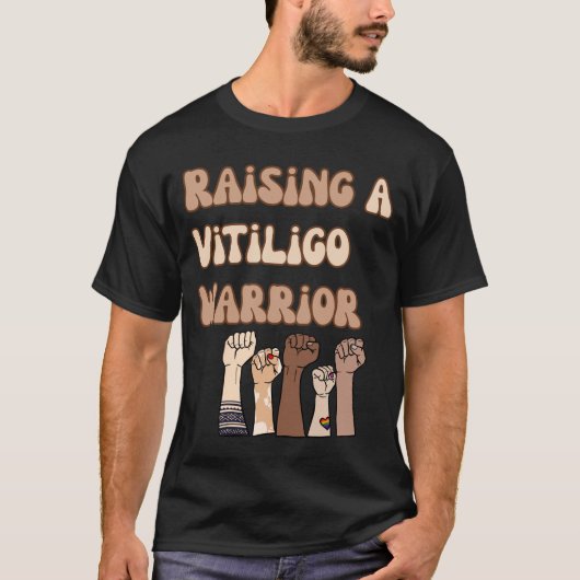 Raising a Vitiligo Warrior – Self Love, Strength & T-shirt (Voorkant)