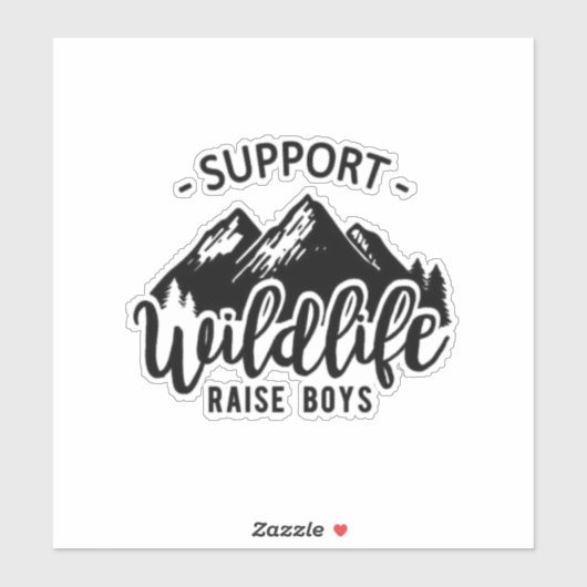 Raising boys Grappige auto vinyl auto decal Sticker (Vel)