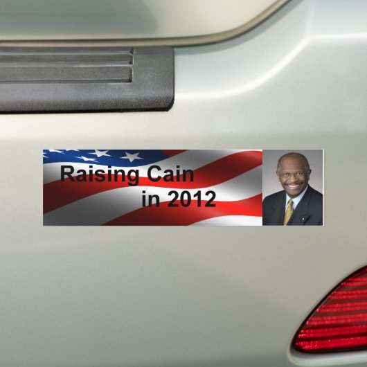 Raising Cain Bumpersticker (Op auto)