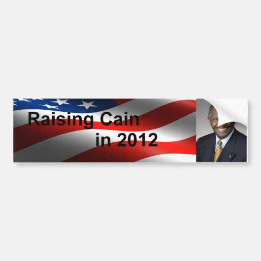 Raising Cain Bumpersticker (Voorkant)