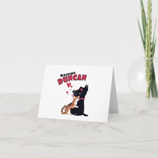 Raising Duncan Bedankkaart (Voorkant)