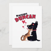 Raising Duncan Feestdagenkaart (Voorkant / Achterkant)