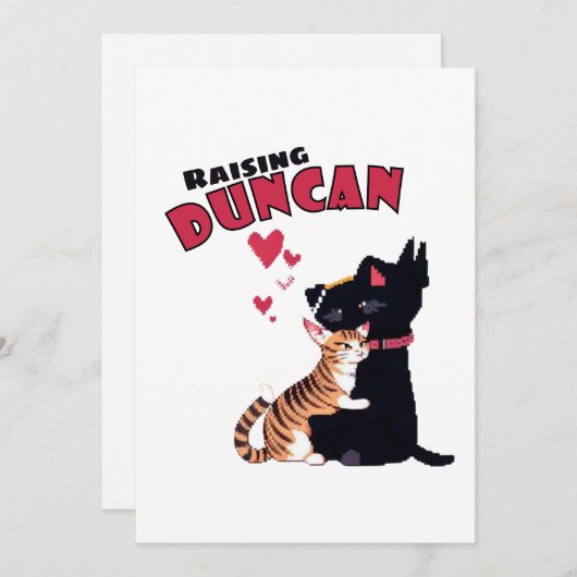 Raising Duncan Feestdagenkaart (Voorkant / Achterkant)