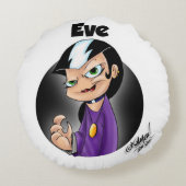 Raising Hell: Keith & Eve Rond Kussen (Achterkant)