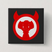 Raising Hell: Keith Logo Vierkante Button 5,1 Cm (Voorkant)