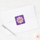 Raising Legends – Real Mother Power Vierkante Sticker (Envelop)