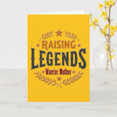 Raising Legends – Warrior Mother Design Kaart (Gele Bloem)