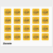 Raising Legends – Warrior Mother Design Vierkante Sticker (Vel)