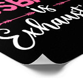 Raising My Husband Is Exhausting Funny Wife  Poster (Hoek)