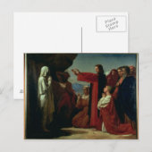Raising of Lazarus, 1857 Briefkaart (Voorkant / Achterkant)