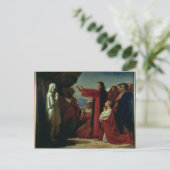 Raising of Lazarus, 1857 Briefkaart (Staand voorkant)