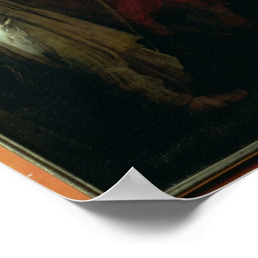 Raising of Lazarus, 1857 Poster (Hoek)