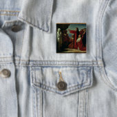 Raising of Lazarus, 1857 Vierkante Button 5,1 Cm (In situ)