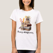 Raising Wildflower Boeken T-shirt (Voorkant)