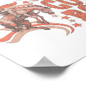 Raisin'hel met de Hippies en de Cowboys Poster (Hoek)