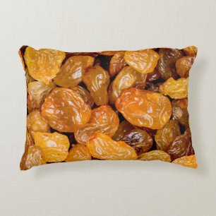 Raisins sluiten de achtergrond van de fototextuur. accent kussen