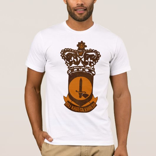 Raj Karega KHALSA T-Shirt (Voorkant)