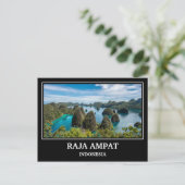 Raja Ampat Indonesia Briefkaart (Staand voorkant)