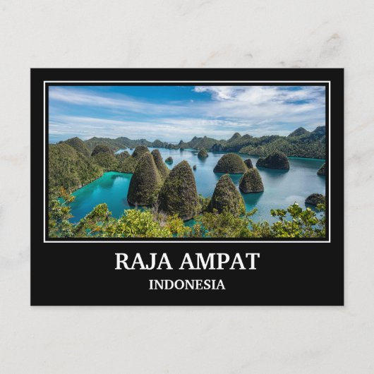 Raja Ampat Indonesia Briefkaart (Voorkant)