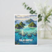Raja Ampat Indonesia Briefkaart (Staand voorkant)
