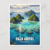 Raja Ampat Indonesia Briefkaart (Voorkant)