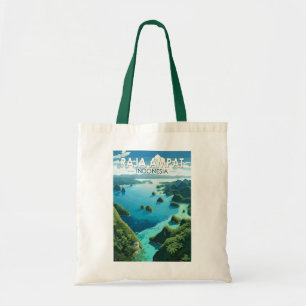 Raja Ampat Indonesia Reizen Kunst Vintage Tote Bag