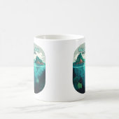 Raja Ampat Indonesia Underwater Scuba Retro Koffiemok (Center)