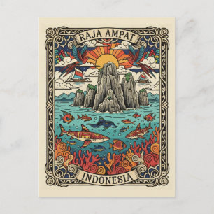 Raja Ampat Indonesië Briefkaart