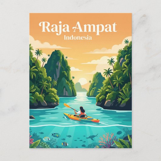 Raja Ampat Indonesië Briefkaart (Voorkant)