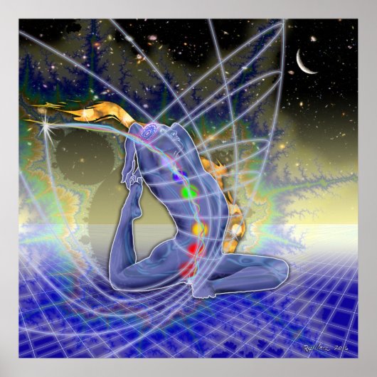 Raja Kapotasana Visualization Poster (Voorkant)