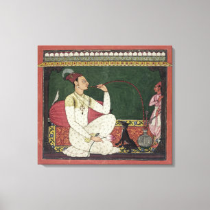 Raja Medini Pal, achteraan in Takar Canvas Afdruk