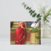 Raja Ravi Varma - Hamsa Damayanti Briefkaart (Staand voorkant)