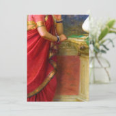 Raja Ravi Varma - Hamsa Damayanti Kaart (Staand voorkant)