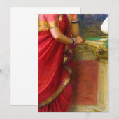 Raja Ravi Varma - Hamsa Damayanti Kaart (Voorkant / Achterkant)