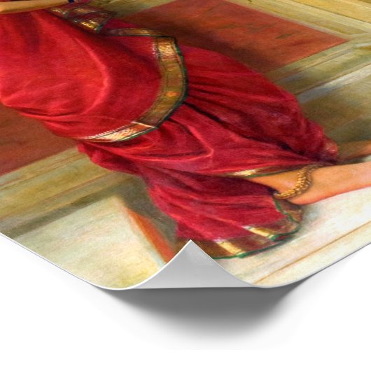 Raja Ravi Varma - Hamsa Damayanti Poster (Hoek)