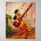 Raja Ravi Varma - Kadambari Poster (Voorkant)