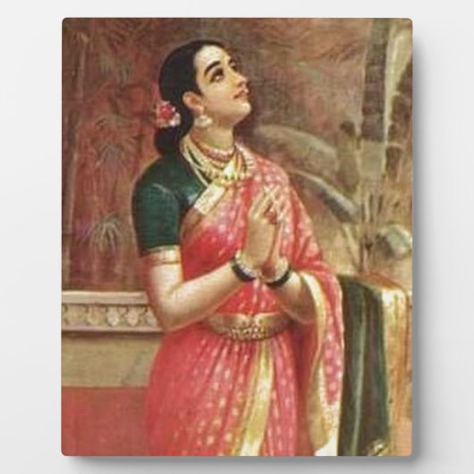 Raja Ravi Varma's Swam Messenger Fotoplaat (Voorkant)