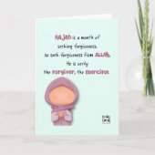 Rajab - Holy Month Blessings Kaart (Voorkant)