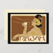 Rajah Coffee Advertisement Briefkaart (Voorkant / Achterkant)