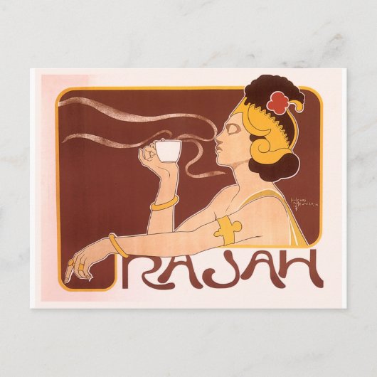 Rajah Coffee Briefkaart (Voorkant)