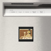 Rajah Coffee en Donkere grens Magneet (Insitu (Vaatwasser))