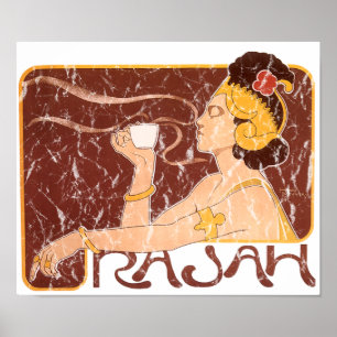 Rajah Coffee - in nood Poster