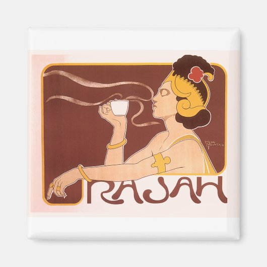 Rajah Coffee Magneet (Voorkant)