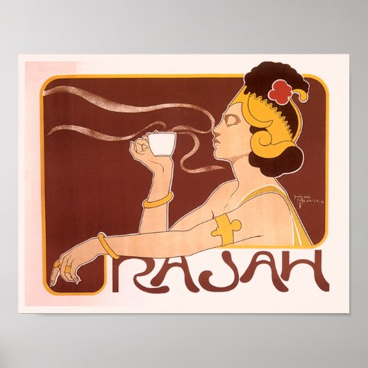Rajah Coffee Poster (Voorkant)